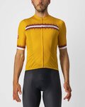 CASTELLI Cycling short sleeve jersey - GRIMPEUR - yellow