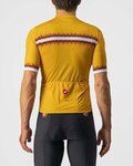 CASTELLI Cycling short sleeve jersey - GRIMPEUR - yellow