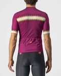 CASTELLI Cycling short sleeve jersey and shorts - GRIMPEUR - cyclamen/black