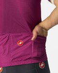 CASTELLI Cycling short sleeve jersey - GRIMPEUR - cyclamen