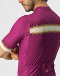 CASTELLI Cycling short sleeve jersey - GRIMPEUR - cyclamen