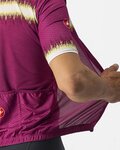 CASTELLI Cycling short sleeve jersey - GRIMPEUR - cyclamen