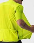 CASTELLI Cycling short sleeve jersey - ENDURANCE ELITE - yellow