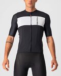 CASTELLI Cycling short sleeve jersey - PROLOGO VII - black/beige/grey