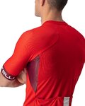 CASTELLI Cycling short sleeve jersey - ENTRATA VI - bordeaux/red
