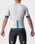 CASTELLI Cycling short sleeve jersey - ENTRATA VI - grey