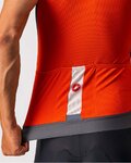 CASTELLI Cycling sleeveless jersey - ENTRATA VI - grey/orange