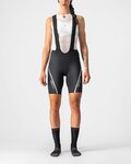 CASTELLI Cycling bib shorts - VELOCISSIMA 3 LADY - black