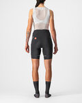 CASTELLI Cycling shorts without bib - VELOCISSIMA 3 LADY - silver/black