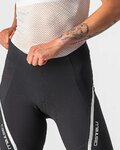 CASTELLI Cycling shorts without bib - VELOCISSIMA 3 LADY - silver/black