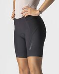 CASTELLI Cycling shorts without bib - VELOCISSIMA 3 LADY - black