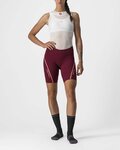 CASTELLI Cycling shorts without bib - VELOCISSIMA 3 LADY - bordeaux