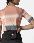 CASTELLI Cycling short sleeve jersey - DOLCE LADY - grey/black/pink
