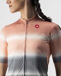 CASTELLI Cycling short sleeve jersey - DOLCE LADY - grey/black/pink