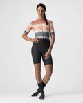 CASTELLI Cycling short sleeve jersey - DOLCE LADY - grey/black/pink