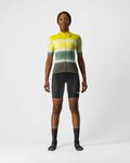 CASTELLI Cycling short sleeve jersey - DOLCE LADY - green/yellow
