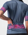 CASTELLI Cycling short sleeve jersey - FENICE LADY - blue/pink