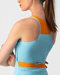 CASTELLI Cycling sleeveless jersey - SOLARIS LADY - light blue