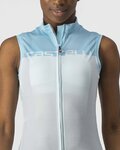 CASTELLI Cycling sleeveless jersey - VELOCISSIMA LADY - blue