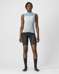 CASTELLI Cycling sleeveless jersey - VELOCISSIMA LADY - blue