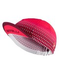 CASTELLI Cycling hat - CLIMBER'S LADY - white/pink/bordeaux