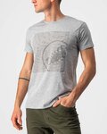 CASTELLI Cycling short sleeve t-shirt - SCORPION TEE - grey