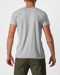 CASTELLI Cycling short sleeve t-shirt - SCORPION TEE - grey