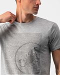 CASTELLI Cycling short sleeve t-shirt - SCORPION TEE - grey