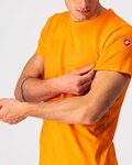CASTELLI Cycling short sleeve t-shirt - SCORPION TEE - orange