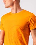 CASTELLI Cycling short sleeve t-shirt - SCORPION TEE - orange