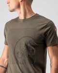 CASTELLI Cycling short sleeve t-shirt - SCORPION TEE - green