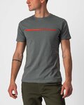 CASTELLI Cycling short sleeve t-shirt - VENTAGLIO TEE - grey