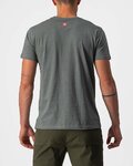 CASTELLI Cycling short sleeve t-shirt - VENTAGLIO TEE - grey
