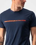 CASTELLI Cycling short sleeve t-shirt - VENTAGLIO TEE - blue