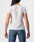 CASTELLI Cycling short sleeve t-shirt - BELLAGIO TEE LADY - white