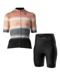 CASTELLI Cycling short sleeve jersey and shorts - DOLCE LADY - pink/grey/black