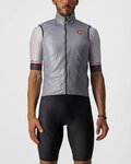 CASTELLI Cycling gilet - ARIA - silver