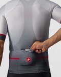 CASTELLI Cycling gilet - ARIA - silver