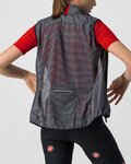 CASTELLI Cycling gilet - ARIA LADY - grey