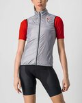 CASTELLI Cycling gilet - ARIA LADY - silver