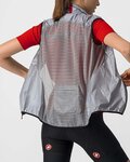 CASTELLI Cycling gilet - ARIA LADY - silver