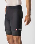 CASTELLI Cycling shorts without bib - ENDURANCE 3 - black