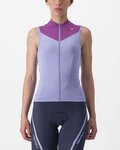 CASTELLI Cycling sleeveless jersey - SOLARIS LADY - purple