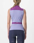 CASTELLI Cycling sleeveless jersey - SOLARIS LADY - purple