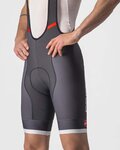 CASTELLI Cycling bib shorts - COMPETIZION KIT - grey