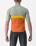 CASTELLI Cycling short sleeve jersey - A BLOCCO - orange/bordeaux/green/yellow