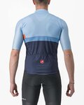 CASTELLI Cycling short sleeve jersey - A BLOCCO - blue/orange