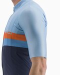 CASTELLI Cycling short sleeve jersey - A BLOCCO - blue/orange