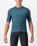 CASTELLI Cycling short sleeve jersey - ENTRATA VI - blue