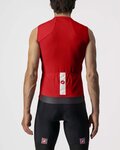 CASTELLI Cycling sleeveless jersey - ENTRATA VI - red